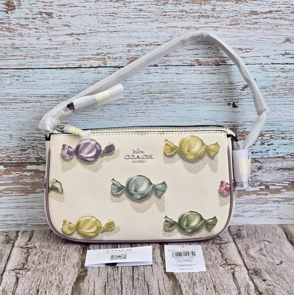*NWT* COACH Nolita 19 Candy Paint Bag, Candy Print Purse Coach Outlet - Picture 3 of 14